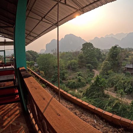 Blue Sunset Hostel Ванг-Виенг Экстерьер фото
