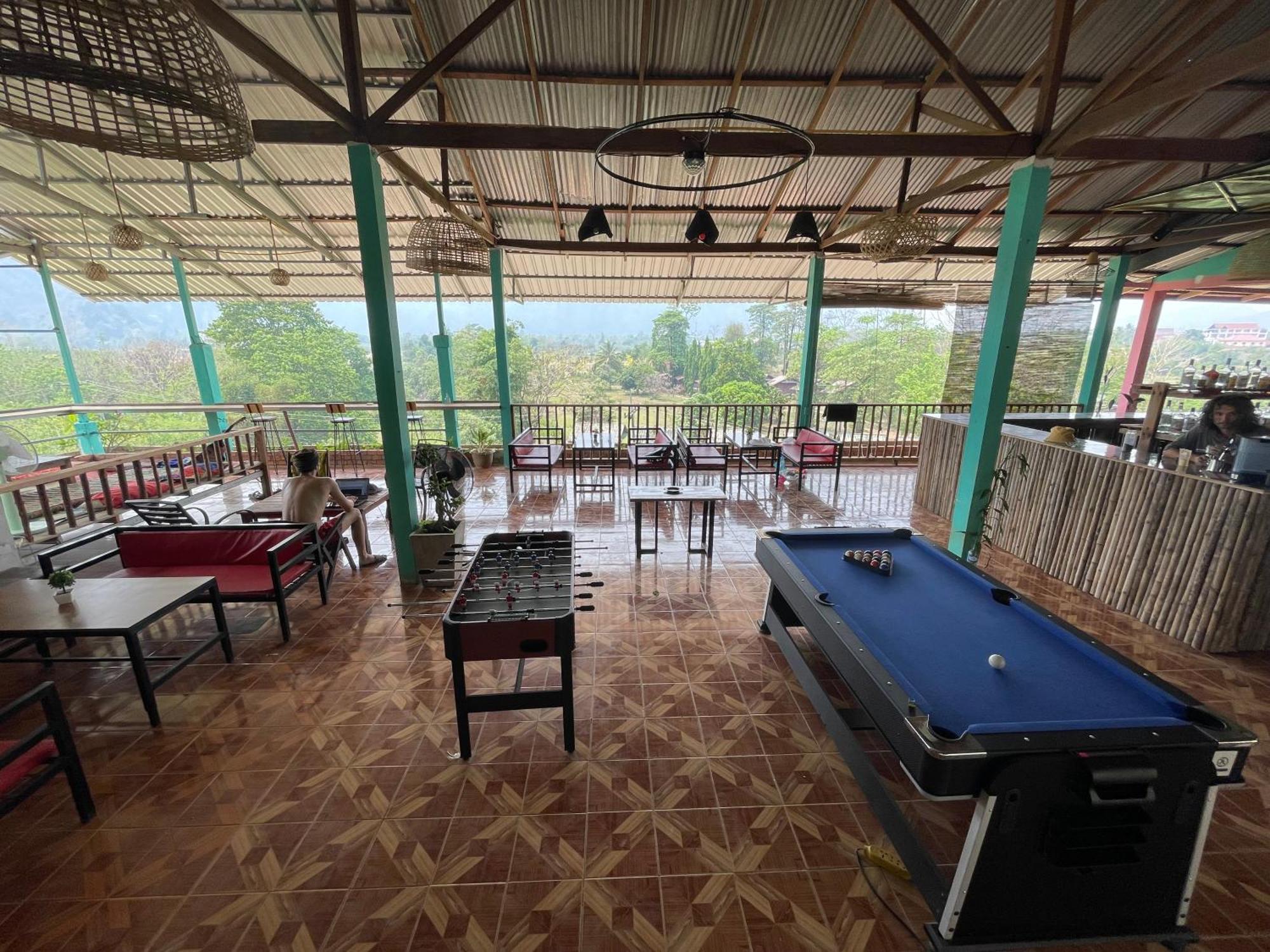 Blue Sunset Hostel Ванг-Виенг Экстерьер фото