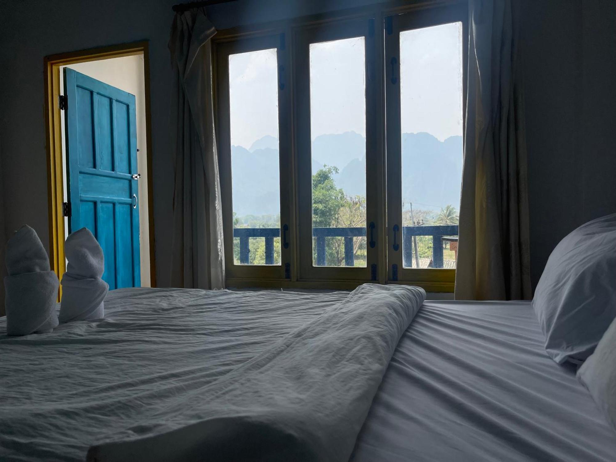 Blue Sunset Hostel Ванг-Виенг Экстерьер фото
